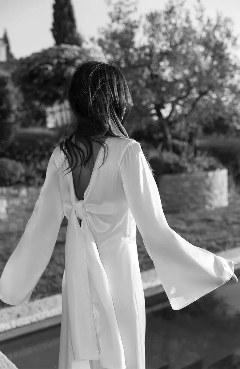 Annie Bridal Tie Front Jumpsuit - Image 8