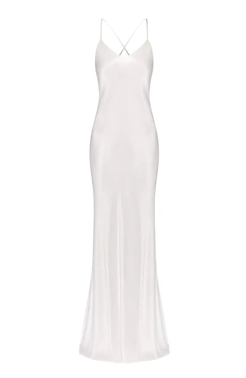 Chrissy Bridal Slip Dress - Image 10