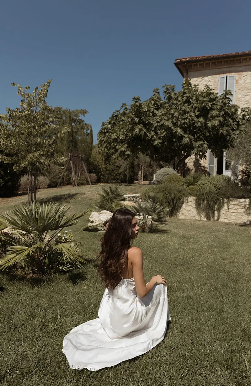 Chrissy Bridal Slip Dress - Image 4