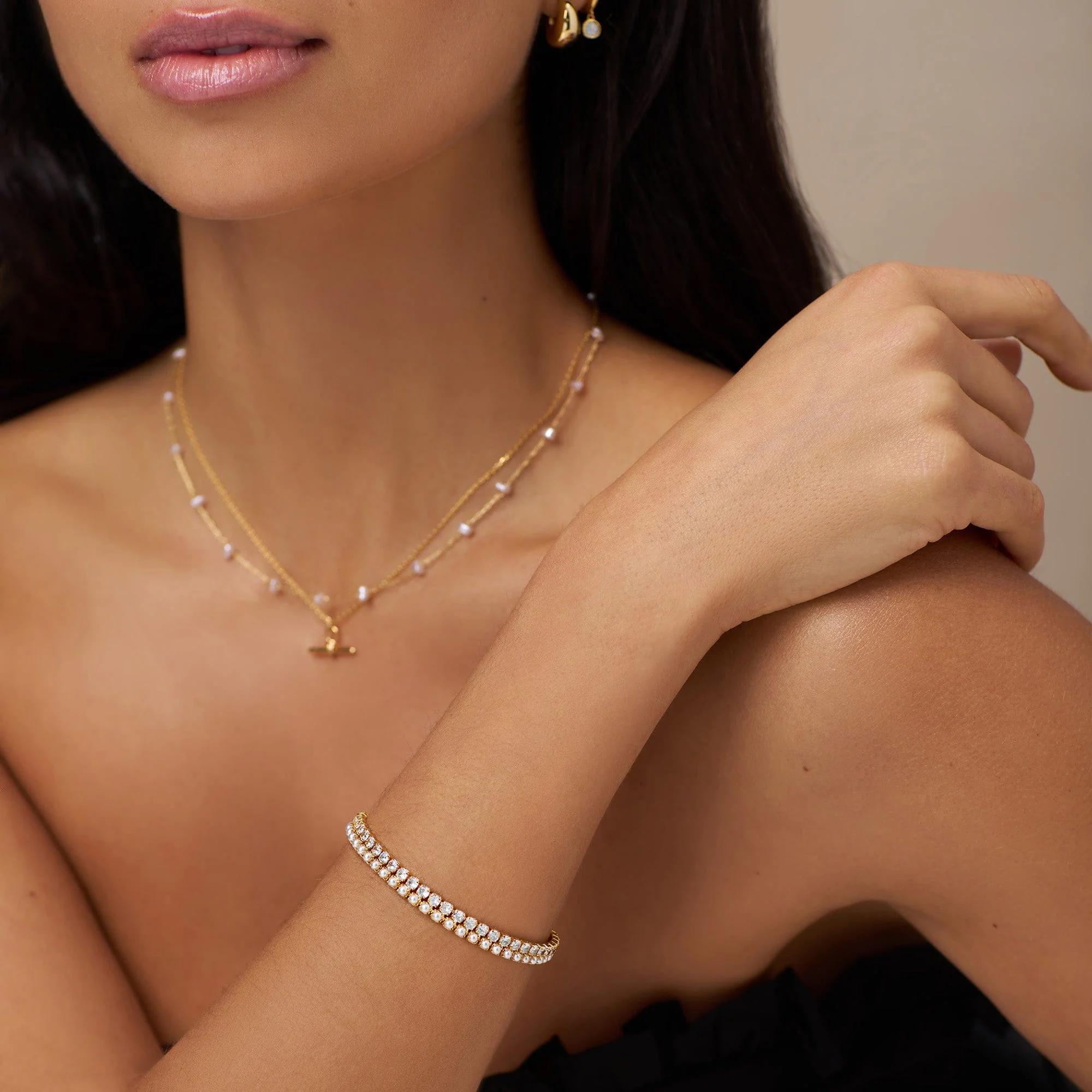 Crystal Tennis Bracelet - Image 2