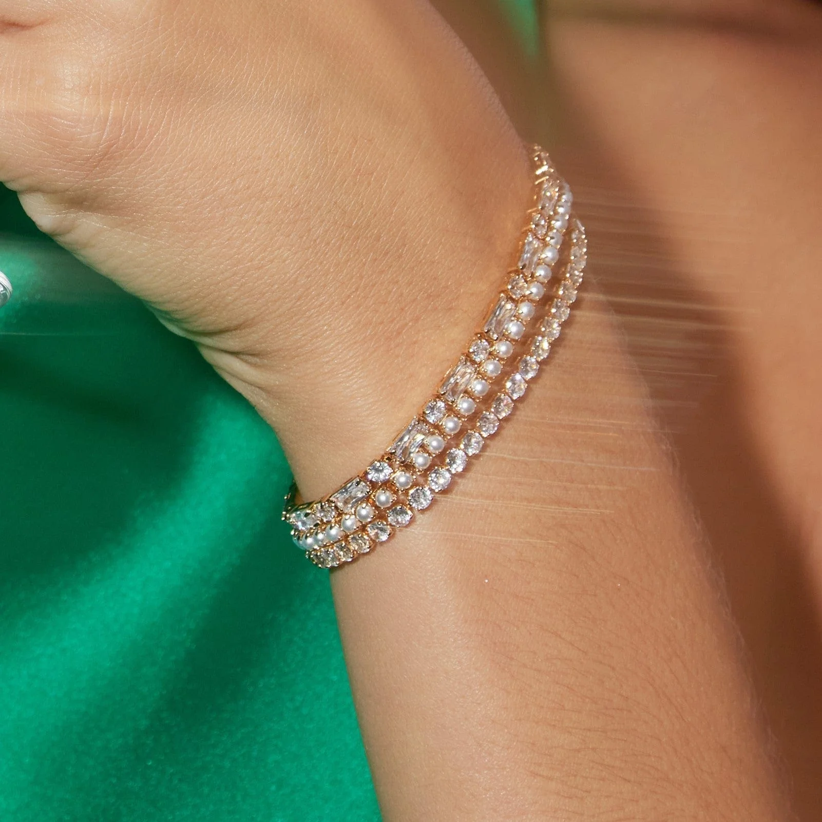 Crystal Tennis Bracelet - Image 3