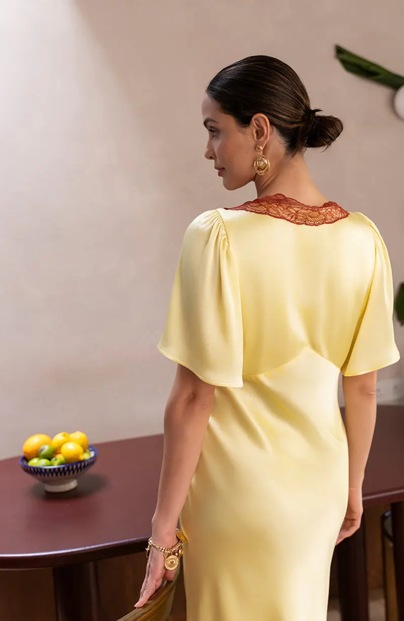 Ellis Butter Yellow Dress - Image 5