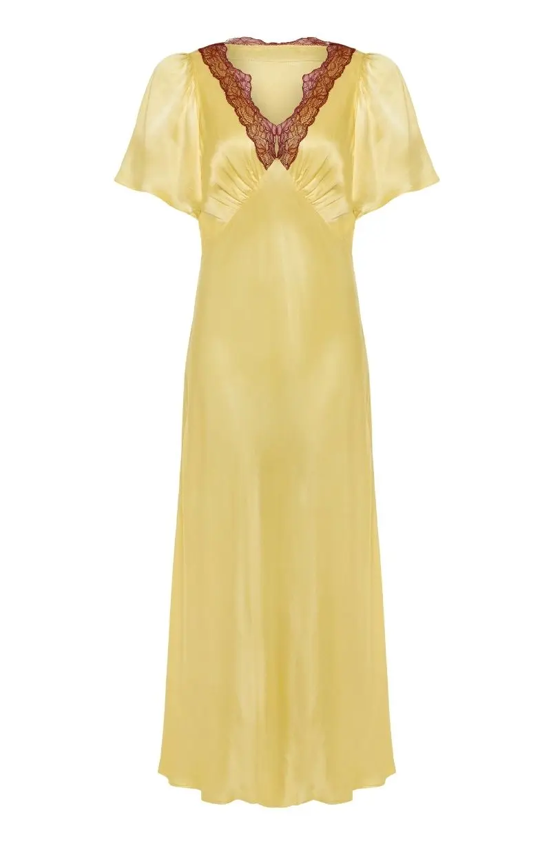 Ellis Butter Yellow Dress - Image 6