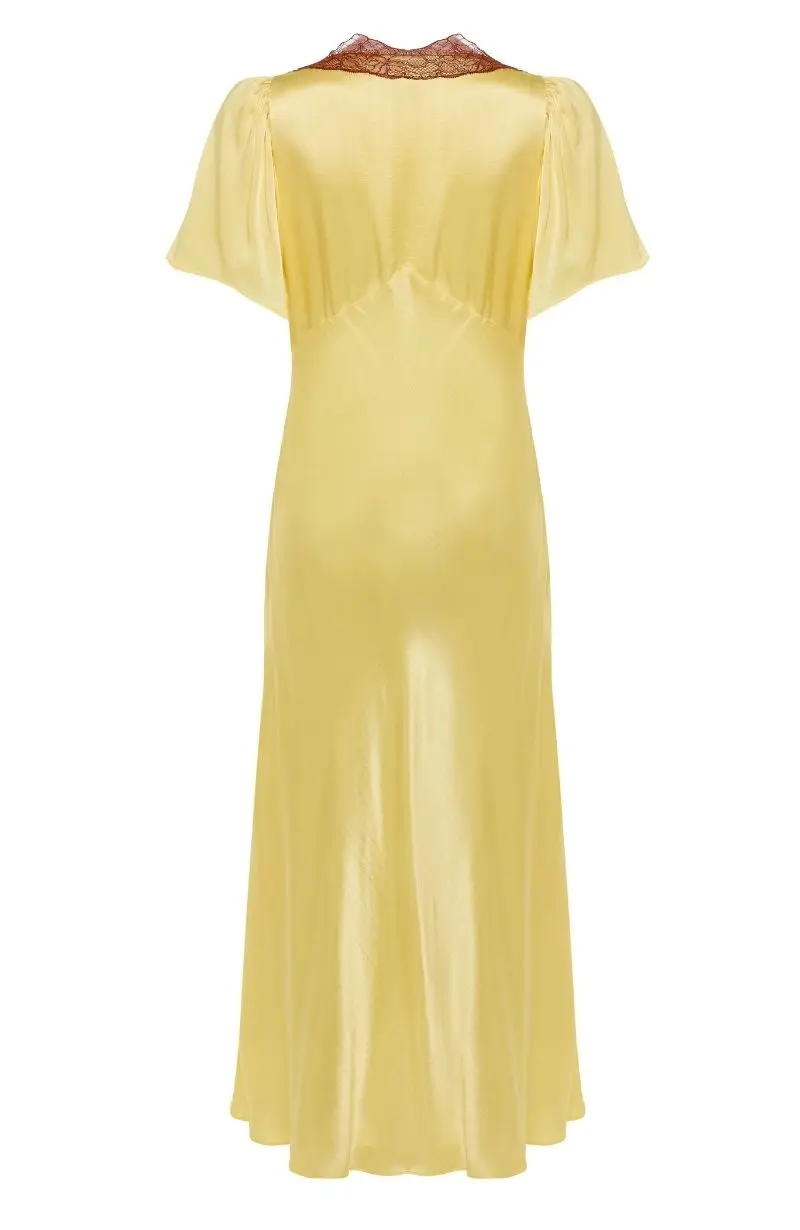 Ellis Butter Yellow Dress - Image 7