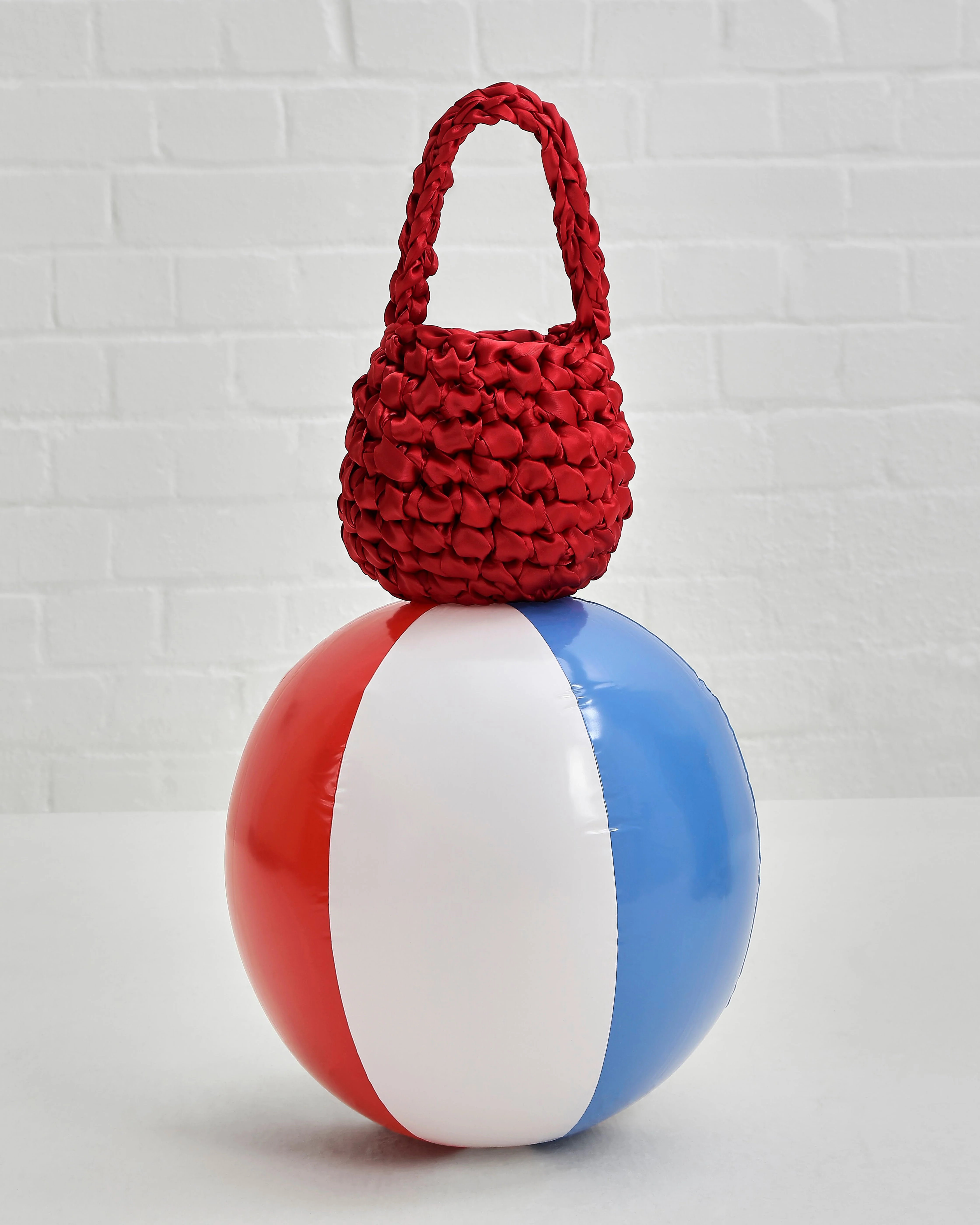 Lipstick Red Handmade Bridal Bag - Image 5