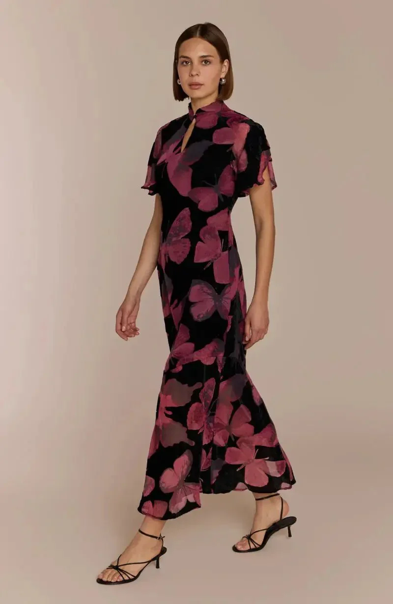 Kyoto Dress in Butterfly Print - Image 14