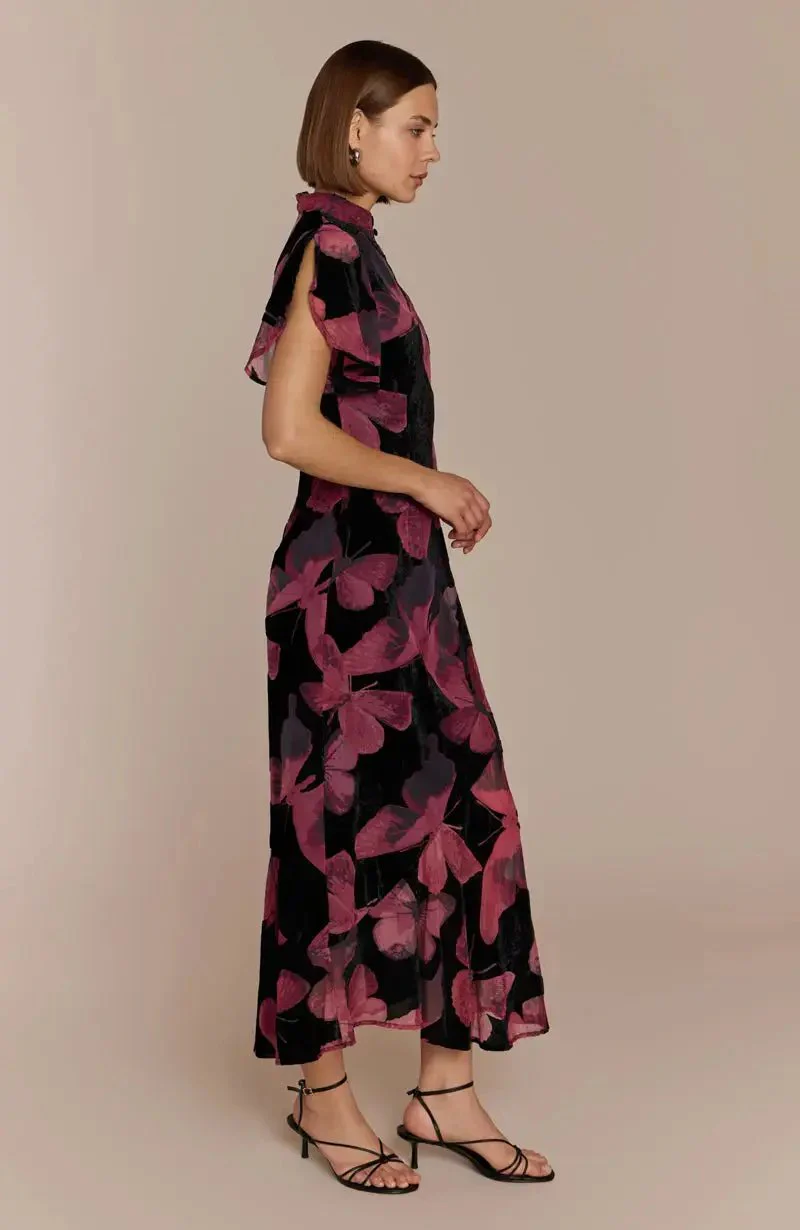 Kyoto Dress in Butterfly Print - Image 16