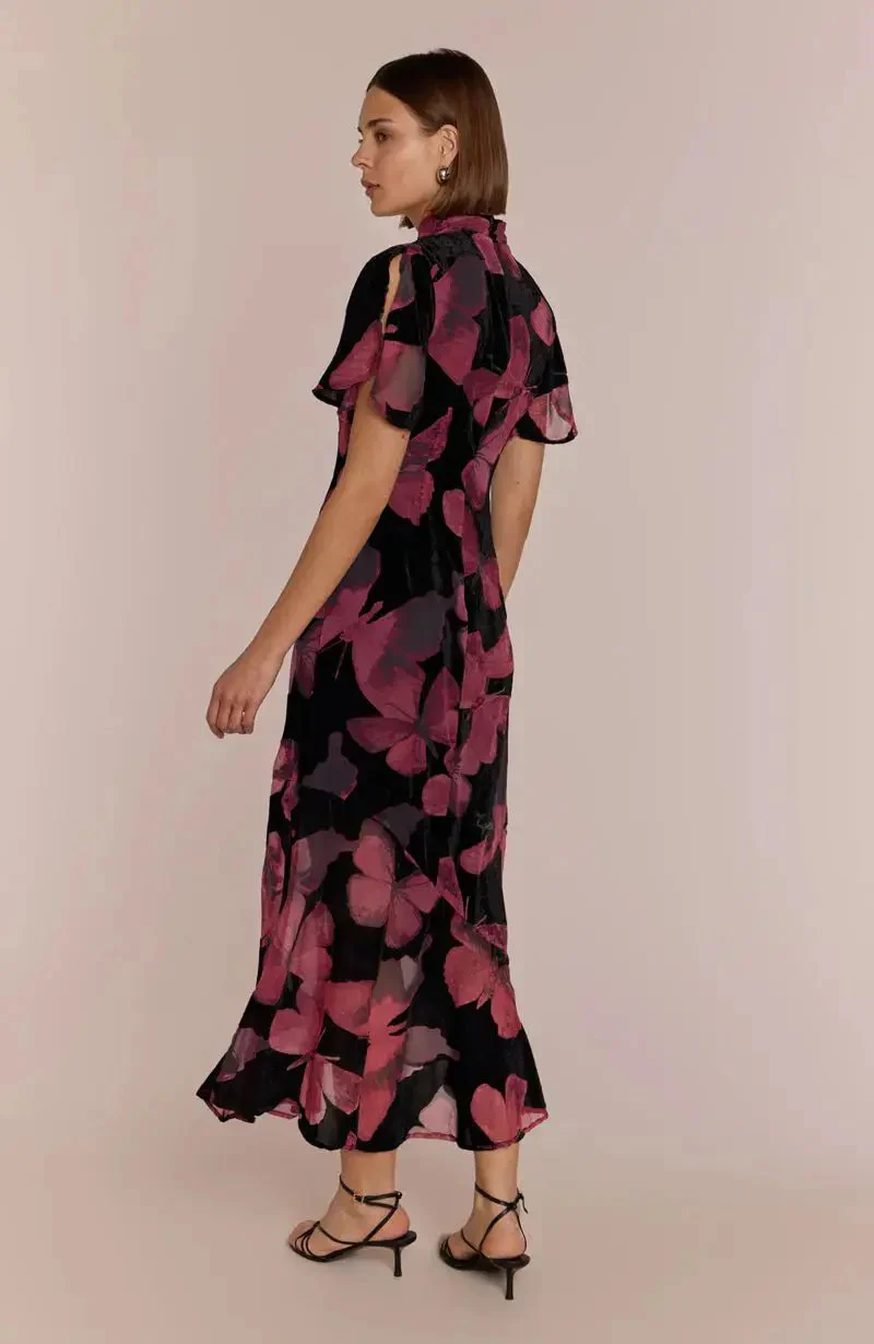 Kyoto Dress in Butterfly Print - Image 17