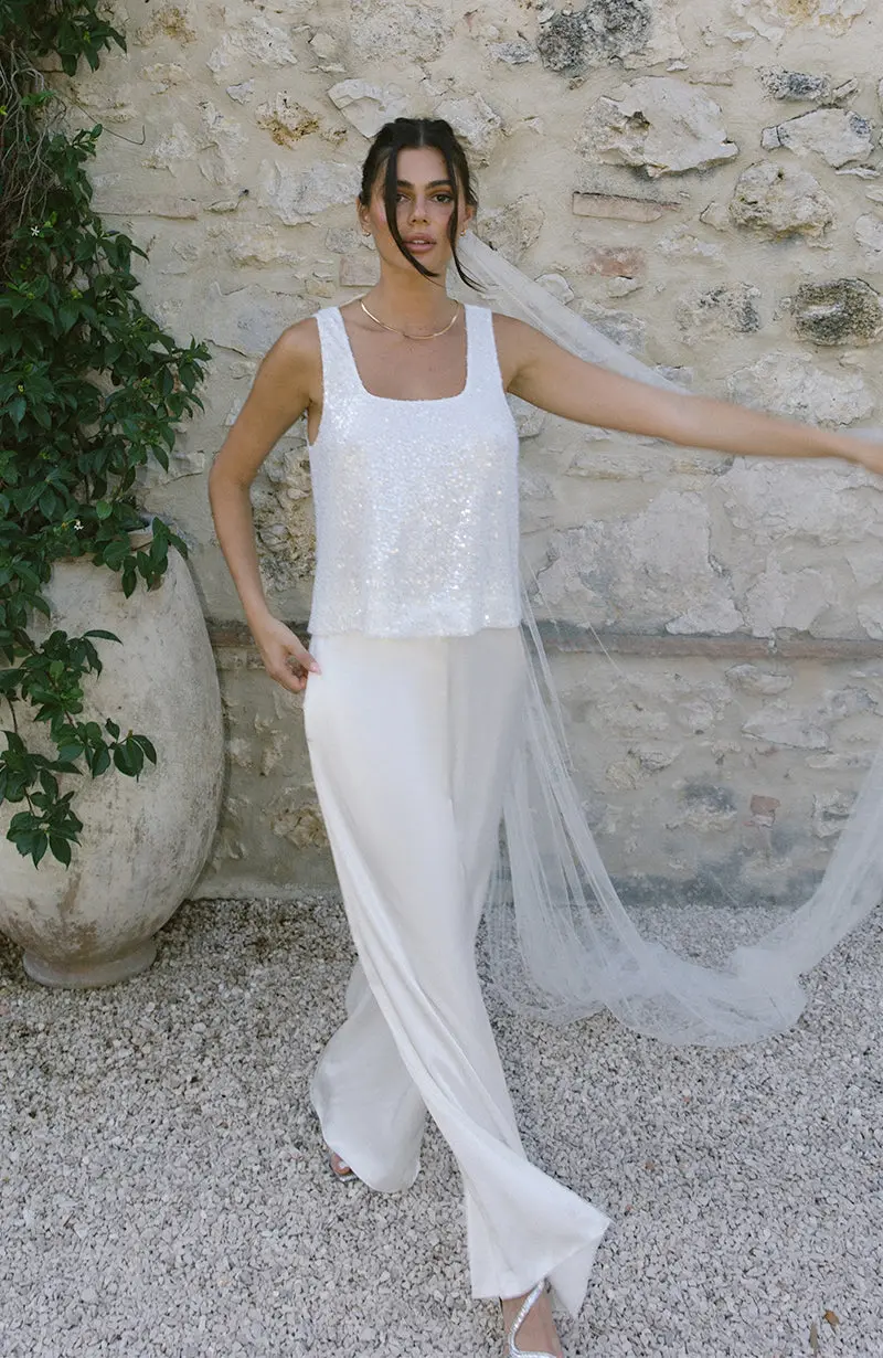 Lulu Bridal High Waisted Trouser - Image 8