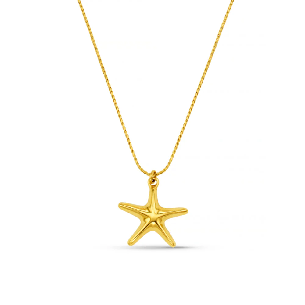 LUXE Starfish Charm Necklace