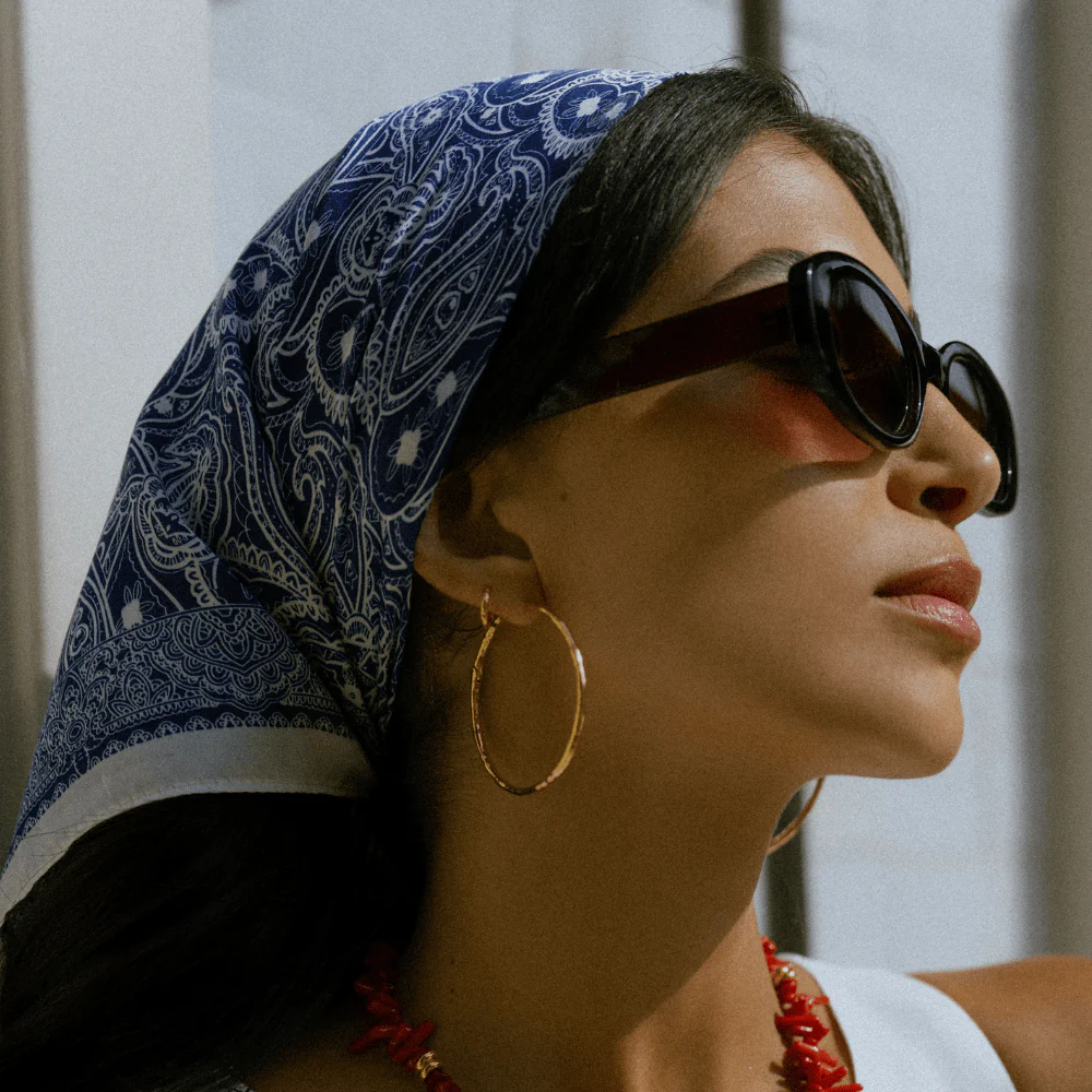 Polished Molten Large Hoop Earrings - Image 2