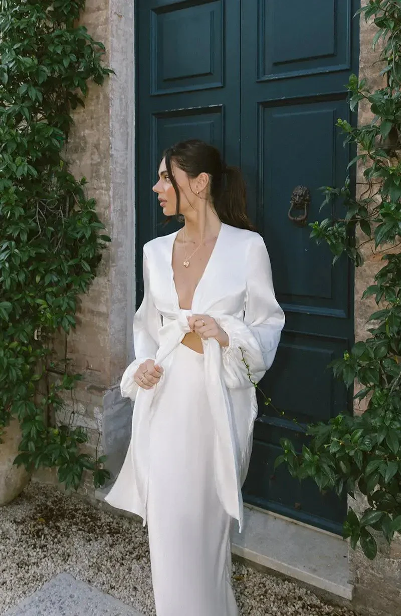 Tina Bridal Tie Front Dress - Image 5